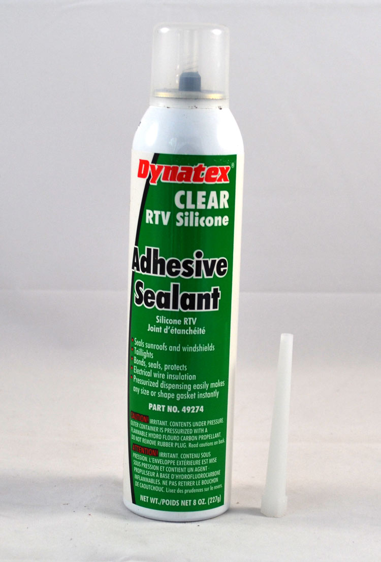 49274 Clear RTV Silicone Adhesive/Sealant 8 oz. (227g) Automatic Can