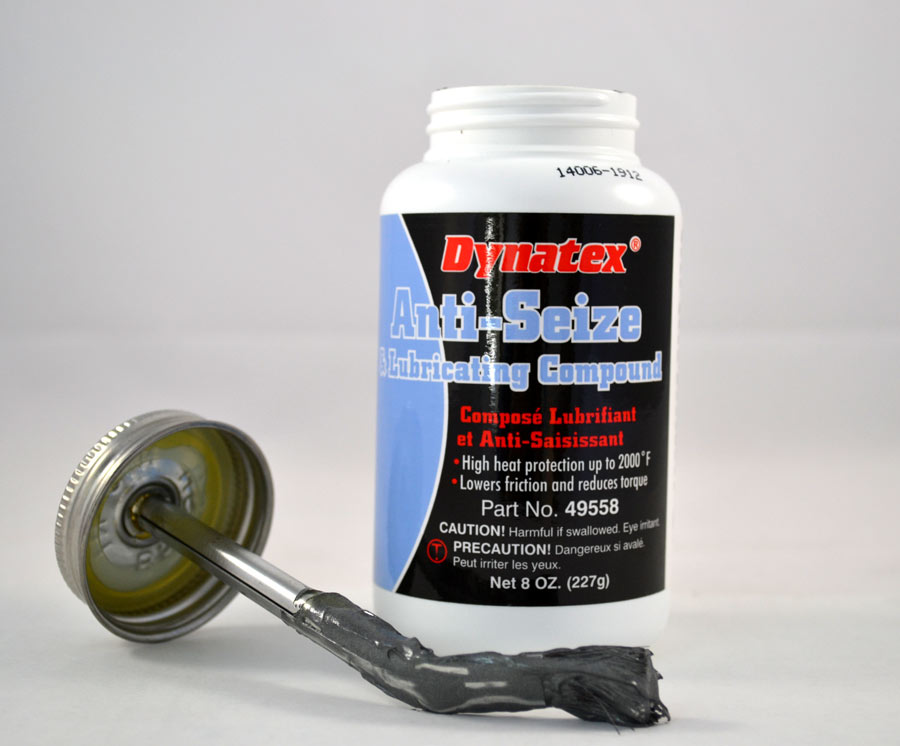 49558 AntiSeize & Lubricating Compound 8 oz brush top bottle, Dynatex