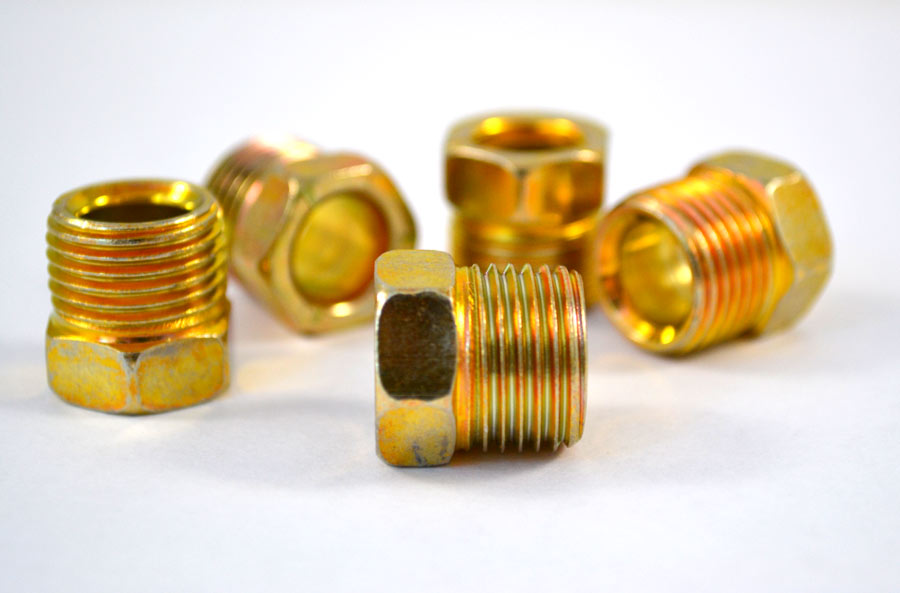 BLF15 10 PACK 3/8" Brass Inverted Flare Union