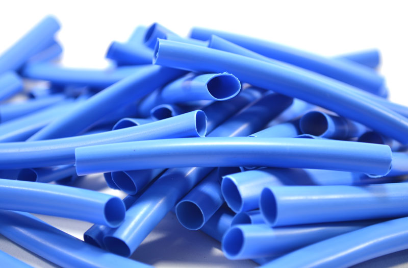 HT6550 3 Inch Blue Heat Shrink Tubing Dual Wall / Meltable Inner