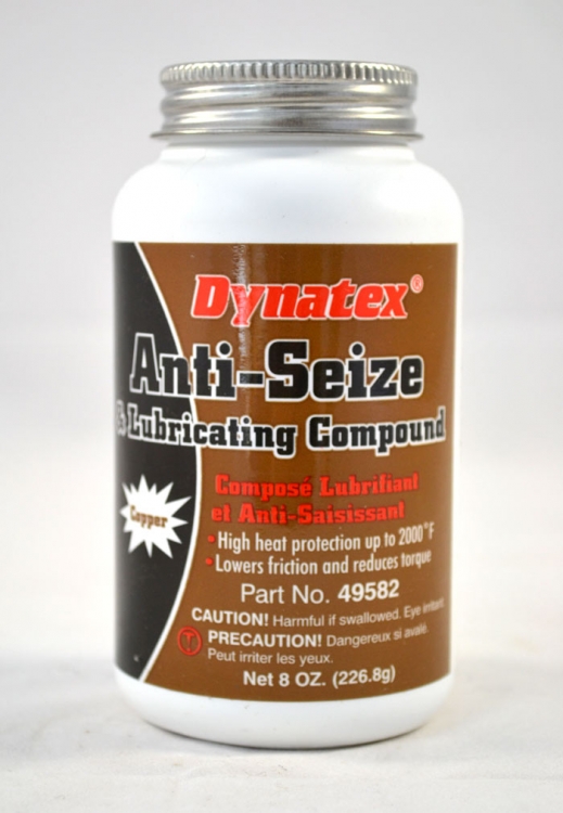49582 Copper AntiSeize & Lubricating Compound 8 oz. brush top bottle