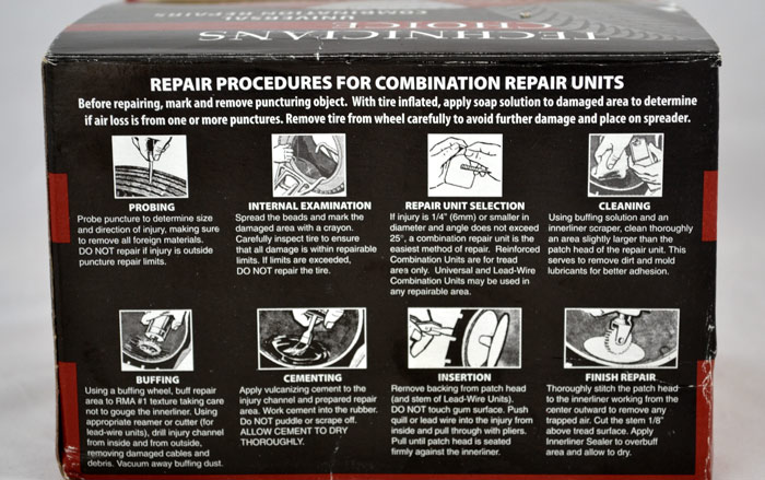 Xtra Seal 13-383 Universal Quiled Combi Patch 1 7/8 In. (7/32 In. Stem – Tire Supplies - Foto 4
