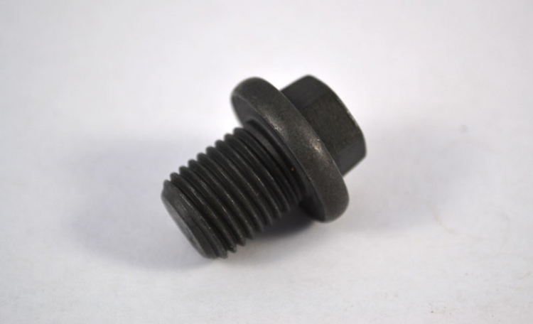 OIL PAN DRAIN PLUG 1//2/"-20 DOG POINT ZINC PLATE w//GASKET