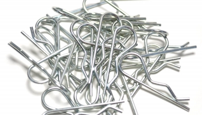 EC80 | Hitch Pin - Zinc Plated  Wire Diameter - .062 / Length - 1 9/16" / I.D. - 3/8"  100 Per Bag