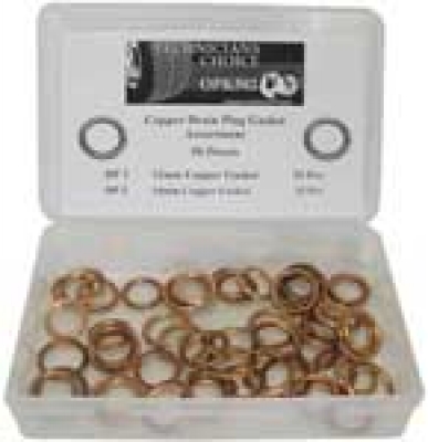 OPK502 | Copper Drain Plug Gasket Assortment (50 Pcs)