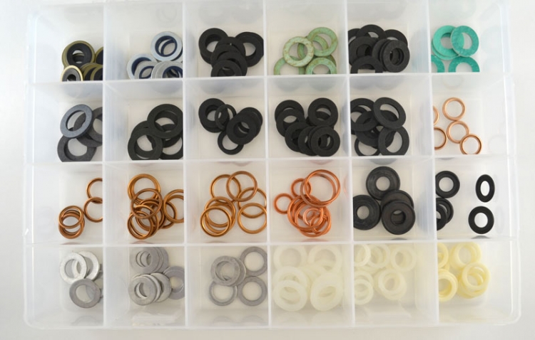 DP700 | Large Drain Plug Gasket Assortment (185 Pcs)