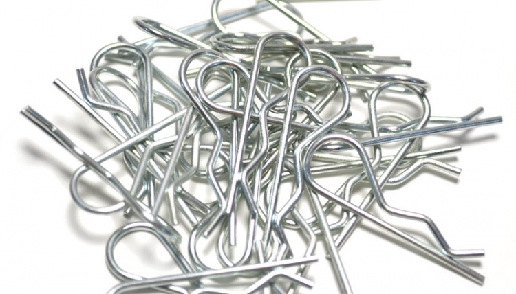 EC80 | Hitch Pin - Zinc Plated  Wire Diameter - .062 / Length - 1 9/16" / I.D. - 3/8"  100 Per Bag