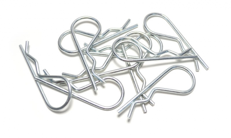 EC95 | Hitch Pin - Zinc Plated.  Wire Diameter - .093 / Length - 2 5/16" / I.D. - 5/8"  100 Per Bag